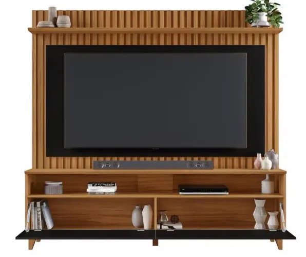 Estante Home para TV até 65 Ripado 2 Portas NT 1340 Notável Móveis