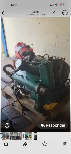 Motor marinizado control diesel 50hp com reversor !