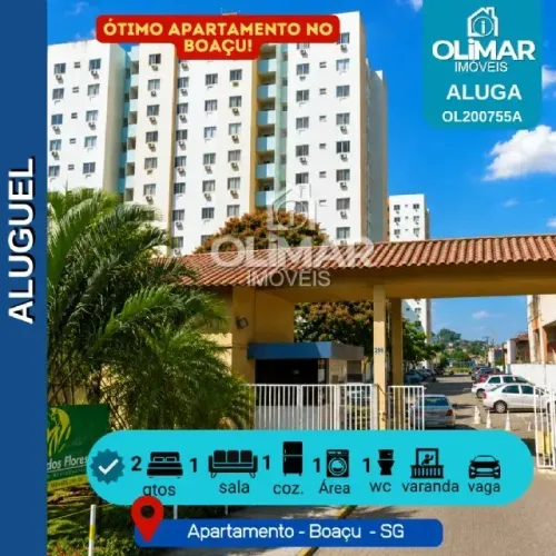 Imóvel para aluguel tem 57 metros quadrados com 2 quartos em Boaçu - São Gonçalo - RJ