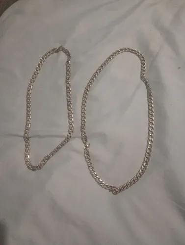 Conjunto, 2 correntes de aço Inoxidável- Aberto a negocia preço