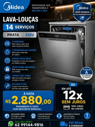 PROMOÇÃO LAVA LOUÇA
