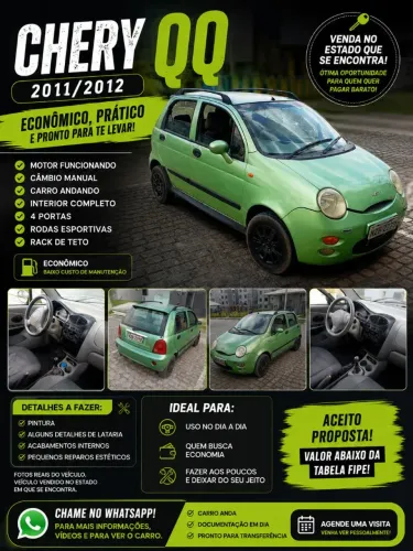 Chery QQ 1.1/1.0 12V 69cv 5P 2012