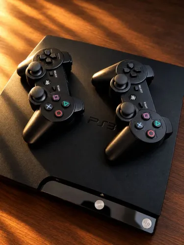 Playstation 3 slim vários jogos 2 controles 