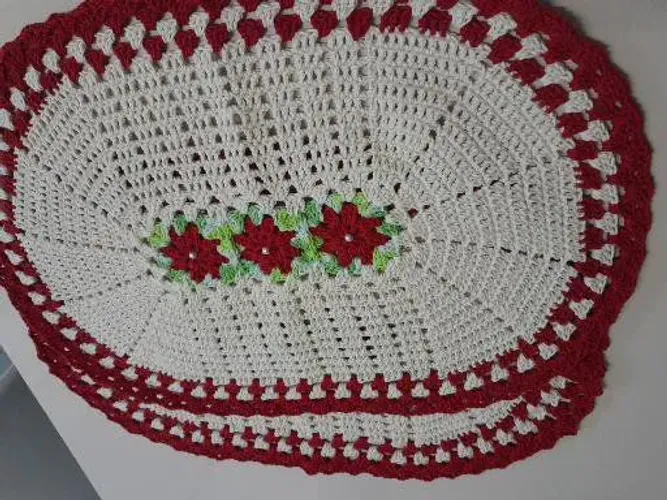 Tapete de crochê o par 70 reais 