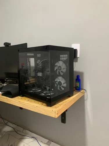 2 GABINETE GAMER: 1- K-Mex Space Aqua CG-10KN - Mini Tower, Aquário + 1-T-Dagger P03P, ATX