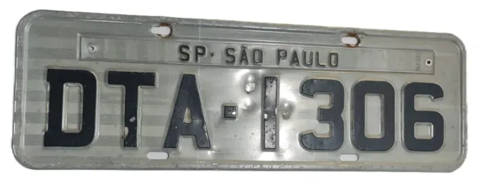 Placa de Veículo de identificação veicular original, Ideal para decoração de garagens temá