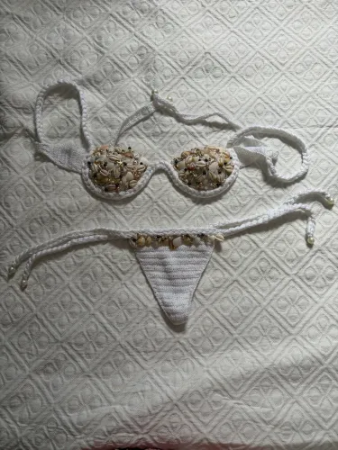 Biquíni de crochê TAM P