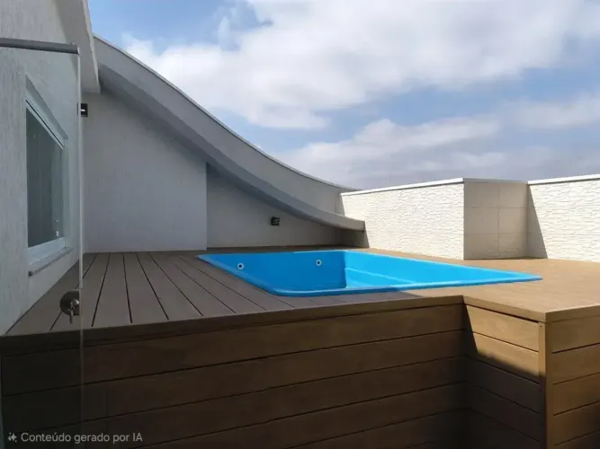 Cobertura duplex na avenida do guacá com piscina e churrasqueira privativa
