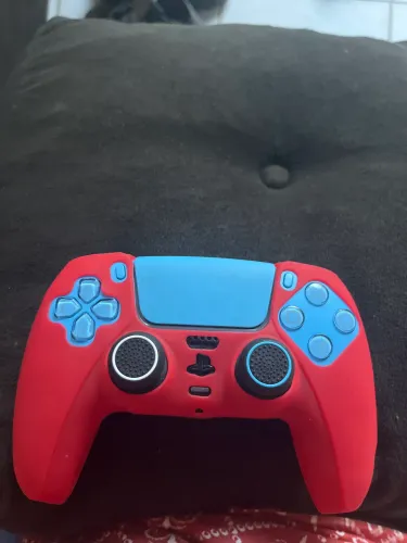 Controle PS5 + capa protetora de silicone