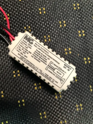 Reator Eletrônico Mar-Girius DIC-50 50W 220V para Lâmpada Halógena Dicróica