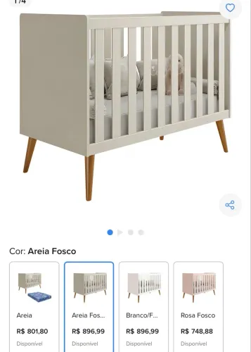 Berço que vira mine cama