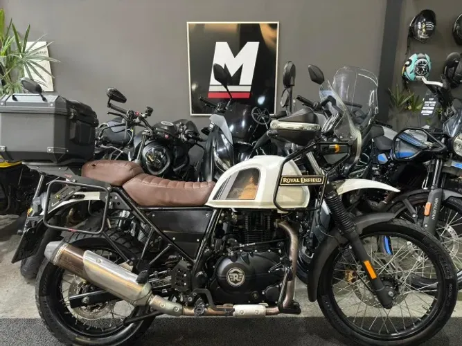 ROYAL ENFIELD HIMALAYAN 2020 - Revisada - Original com baú