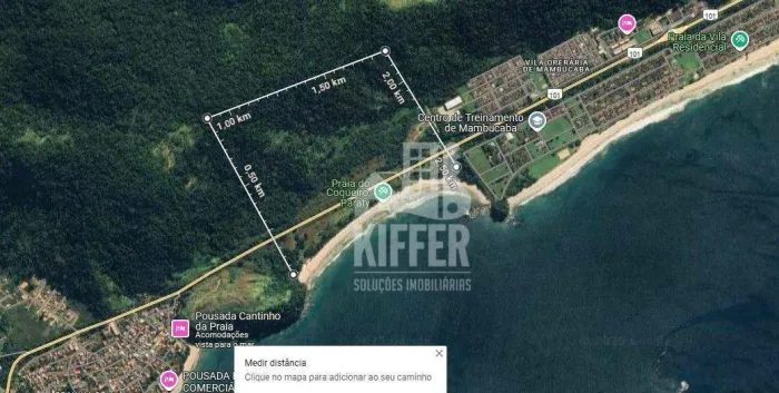 Área à venda, 400000 m² por R$ 60.000.000,00 - Praia Vermelha (Mambucaba) - Angra dos Reis