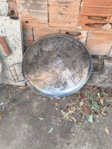 Disco de arado original tatu com pegador e com borda