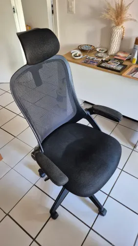 Cadeira escritório executivo gamer ergonomica c/ regulagem de altura, inclinação e cabeça