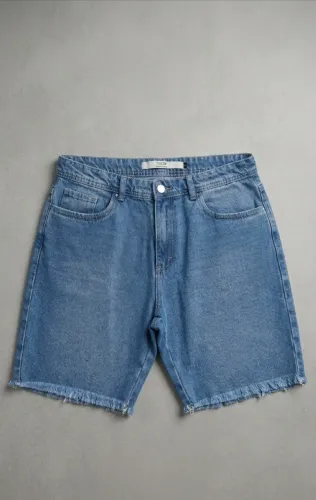 Bermuda Jeans Azul YouCom Tamanho 42