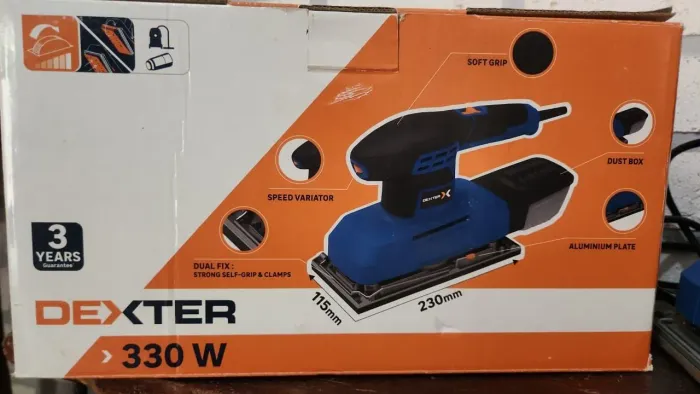 Lixadeira Profissional Dexter Orbitral 330w voltagem 110