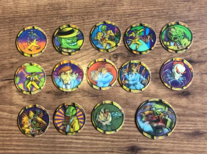 Gigan Tazo - Super Ultra Magic Tazos - O Maskara