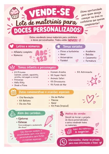 Insumos doceria