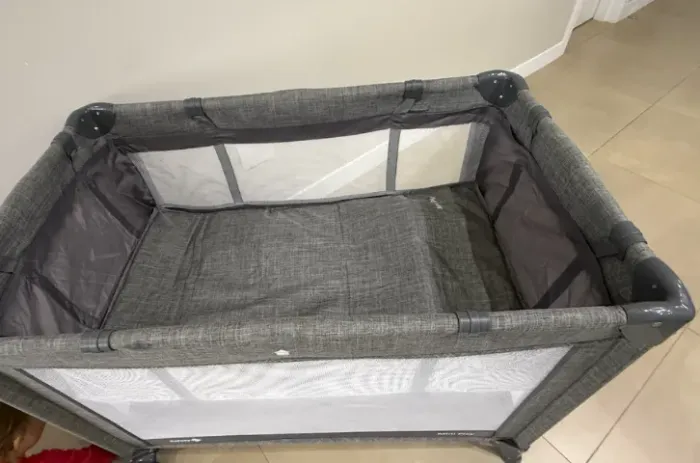 Safety 1st, Berço Mini Play, Grey Denim