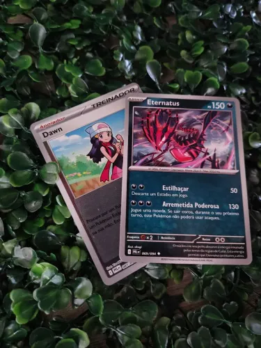 Cards Dawn e Externatus - Mega Evolução Fogo Fantasmagórico