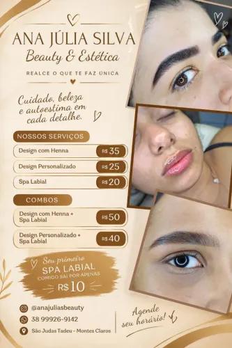 Designer de Sobrancelhas em Montes Claros