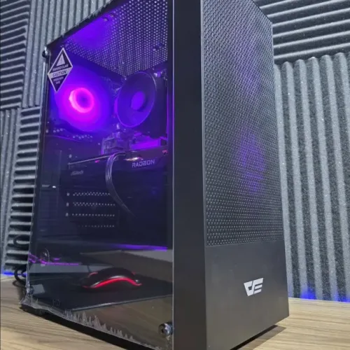 PC Gamer Ryzen 5 4500 RX 6600 8GB 16GB RAM SSD NVMe 512GB MSI A520M