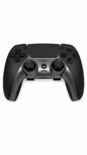 Scuf reflex com analógico halll efect TMR ksilver e com duas paddles reprogramaveis.