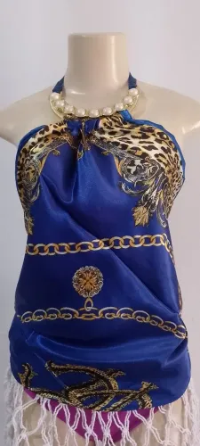 Blusa de Cetim de Seda