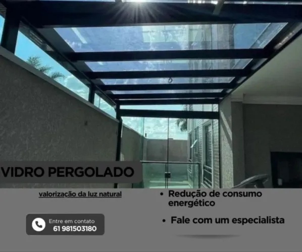 Projetos com vidros pergolados sob medida