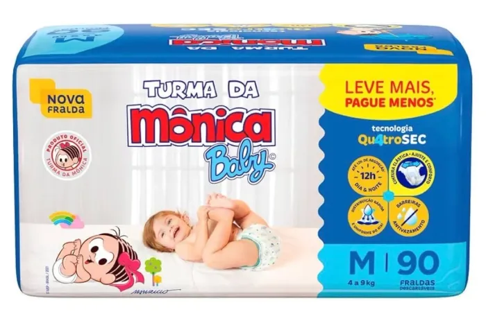 Fraldas abaixo do preço de mercado