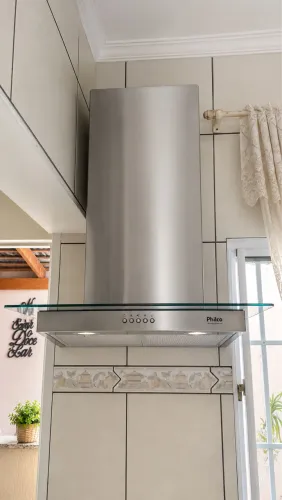     Coifa Philco Inox com Vidro Curvo - Excelente Estado