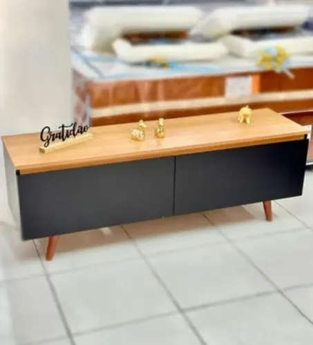 Rack Ruth 100% Mdf para TV de até 55" com pés - Tuboarte