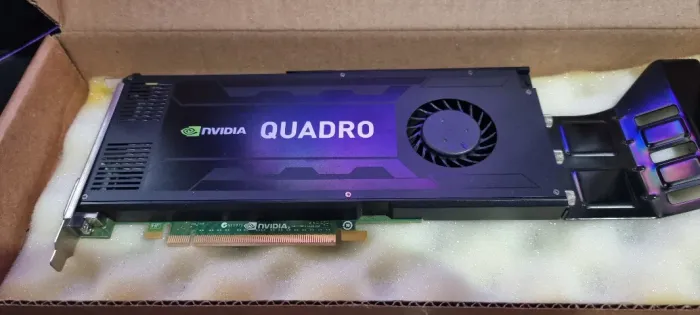 Placa De Video Nvidea K4000 3GB 192bits ideal pra trabalhos pasados e rederização