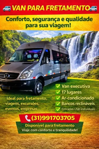 Locação de van com motorista 