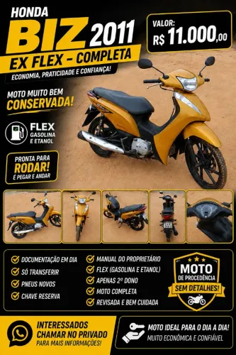 Biz 125 ex flex ano 2011