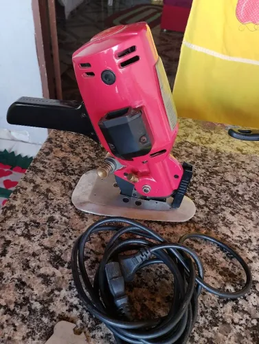 Tesoura elétrica para corte e costura, contato 9 *
