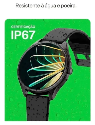 Smartwatch Multi M2r 1,43 Amoled Proteção Ip67 Preto