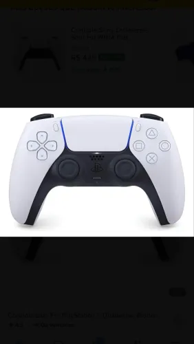 Controle DualSense PS5 Branco - Novo