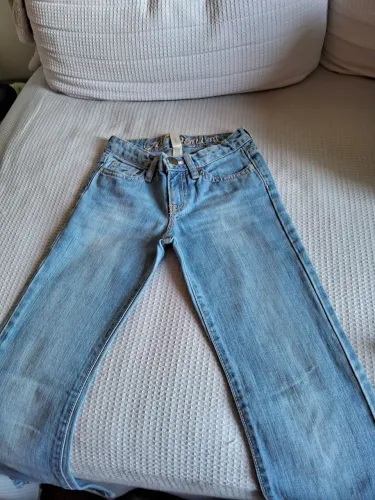 Calça Jeans Lavada Gap Denim - Tamanho 10 Anos