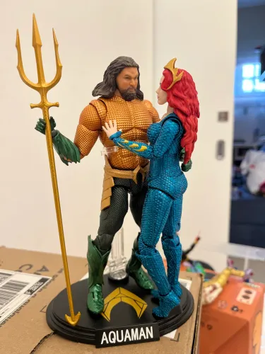 Aquaman e Mera bonecos action figures fondjoy