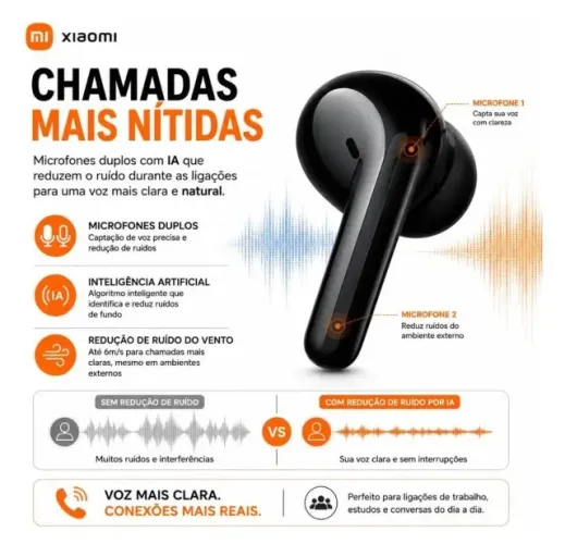 Xiaomi Redmi Buds 8 Active | Fone Bluetooth Original | Novo | Lacrado