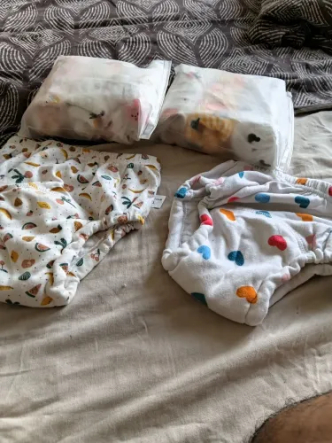 Kit fralda calcinha de algodão