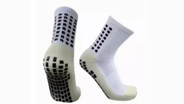 Kit 02 Par D/ Meia Antiderrapante Grip Esportiva Futebol/Futsal Academia