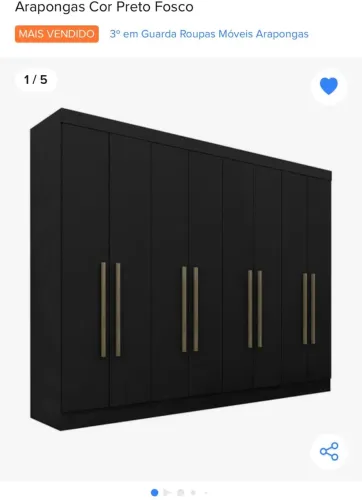 Guarda roupa 6 portas