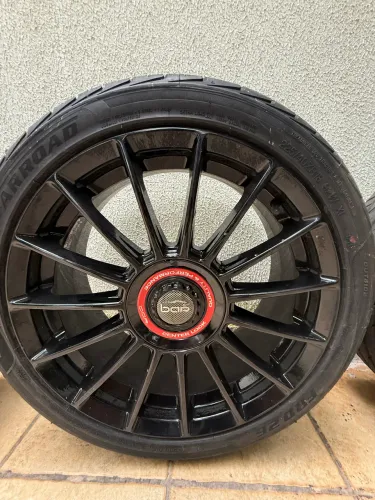 Rodas aro 18x7,0 5x100/113 FT38 SUNLINE com pneus