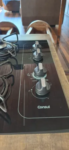 Fogão cooktop 4 bocas brastemp
