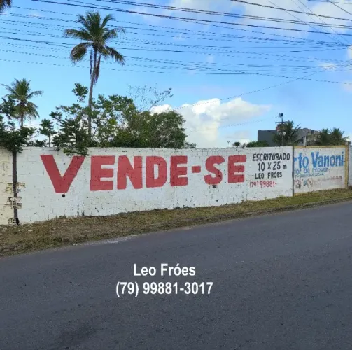 Terreno escriturado, 10 x 25m, Frente Leste (Botei para vender rápido)