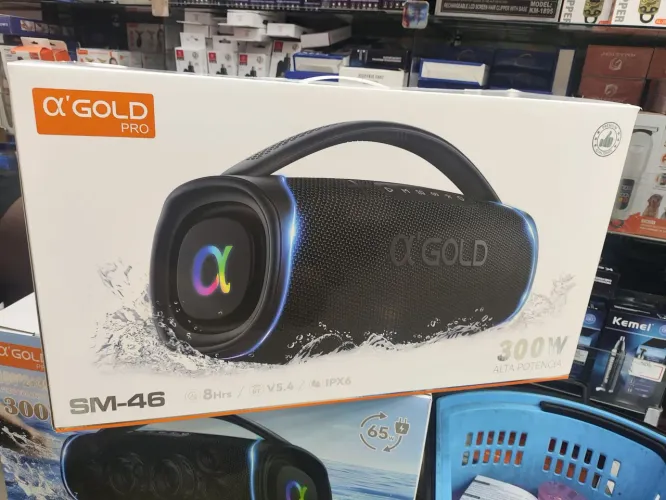 Caixa de som A Gold gigante sm- 46 300 wats