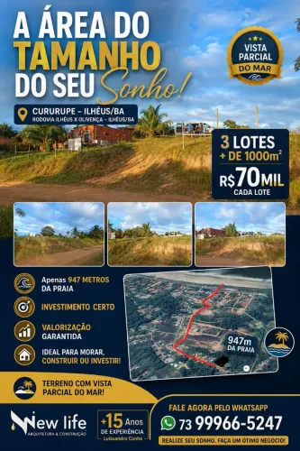 A ÁREA DO TAMANHO DO SEU SONHO